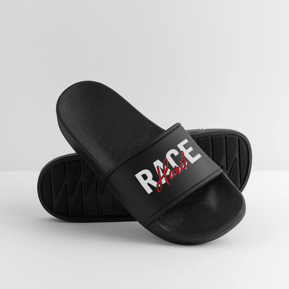 Männer RACE HARD Badelatschen - Schwarz