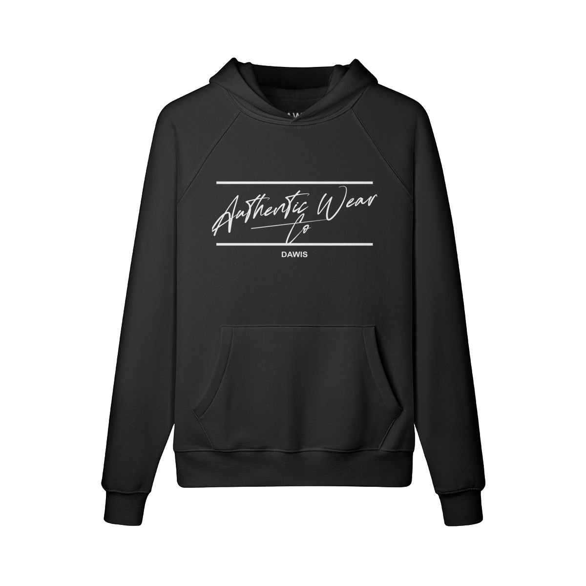 AUTHENTIC WEAR Oversize Shirt mit Front- und Backprint aus 100% Baumwolle